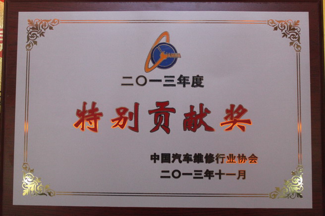 2013汽車(chē)行業(yè)協(xié)會(huì)特別貢獻(xiàn)獎(jiǎng)
